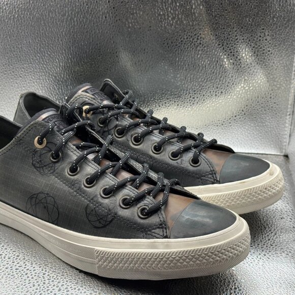 Size M11.5/W13.5 Converse CTAS II OX Futura Camo Low Black Unisex Shoes 153023C - Picture 3 of 11